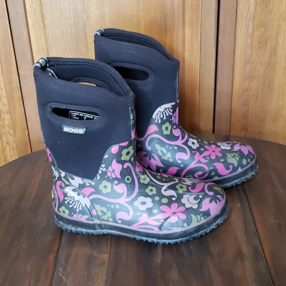BOGS Women's Classic Mid Corsage Boot Sz 6